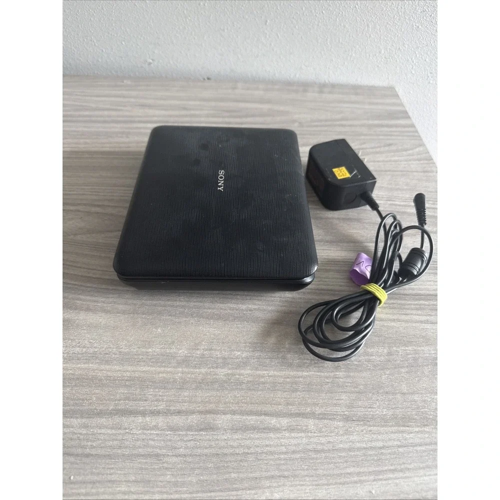 Sony 7-Inch Portable DVD Player Black (DVP-FX750) W Charging Cord Tested Working